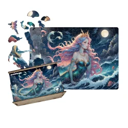 Купити Пазл дерев'яний Аніме Морська Чарівниця, А5, Картонна коробка Пазл дерев'яний Аніме Морська Чарівниця, А5, Картонна коробка