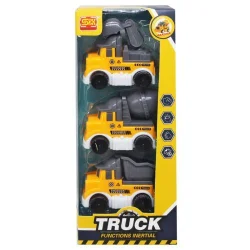 Купити Набір машинок "Будівельна техніка", 3 штуки Набір машинок "Будівельна техніка", 3 штуки