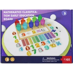 Купити Деревʼяна дошка для навчання "Математика" Деревʼяна дошка для навчання "Математика"